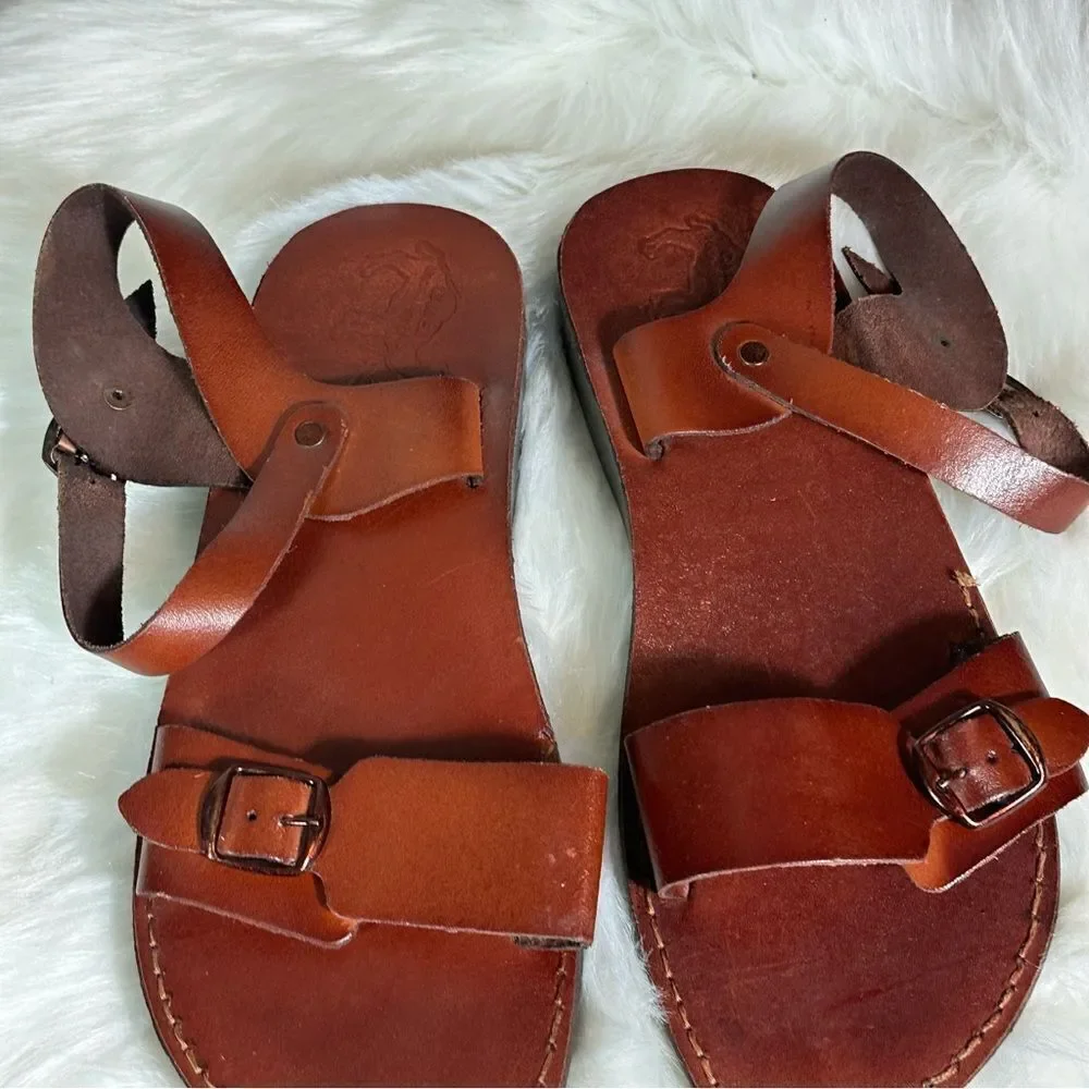 Brown Leather Sandals